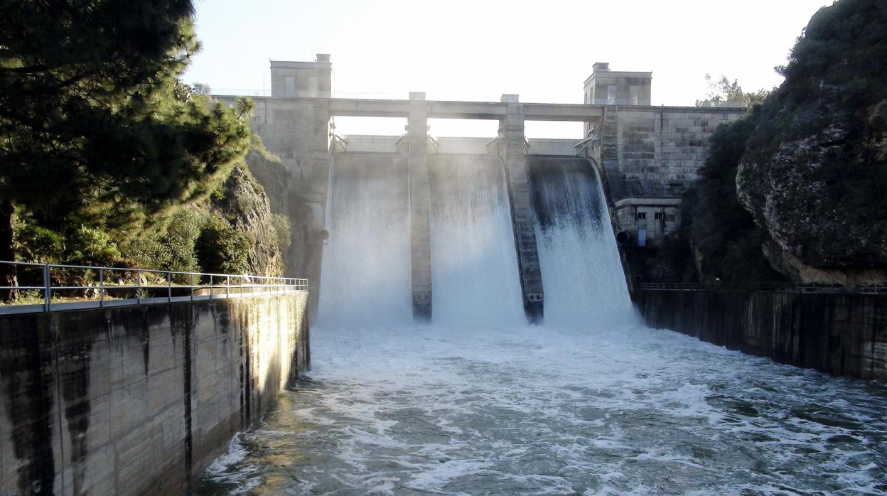 El embalse de Bornos, en Cádiz.