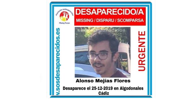 Localizado el joven desaparecido en Algodonales, Cádiz