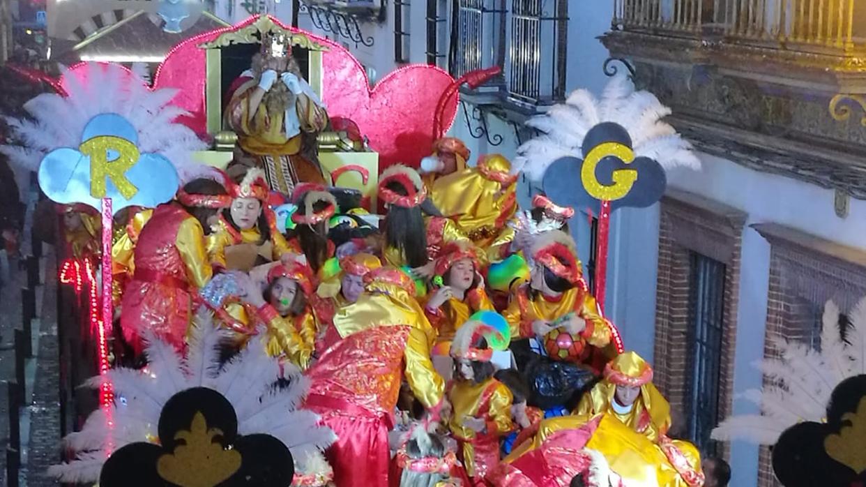 Cabalgata Lora del Rio en su salida de 2019