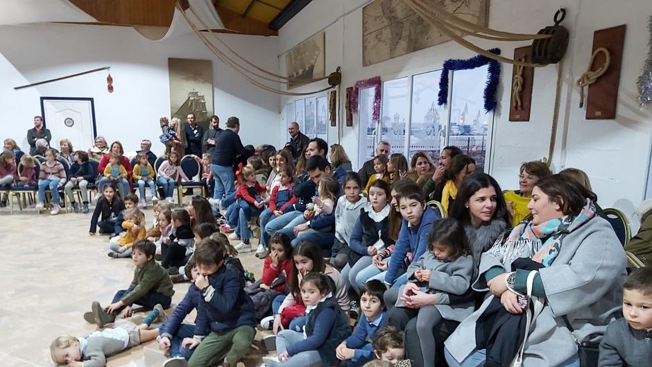 Los Reyes Magos llegan al club Náutico de Cádiz