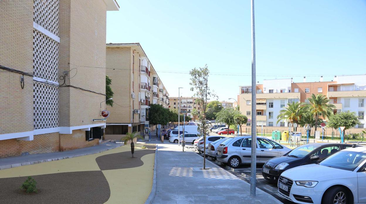 Resultado de las obras en el primer tramo de la calle San Isidro Labrador, en la zona de Los Alcores