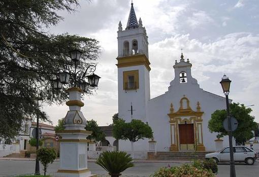 Plaza central de la pedanía de Guadalema de los Quinteros (Utrera)