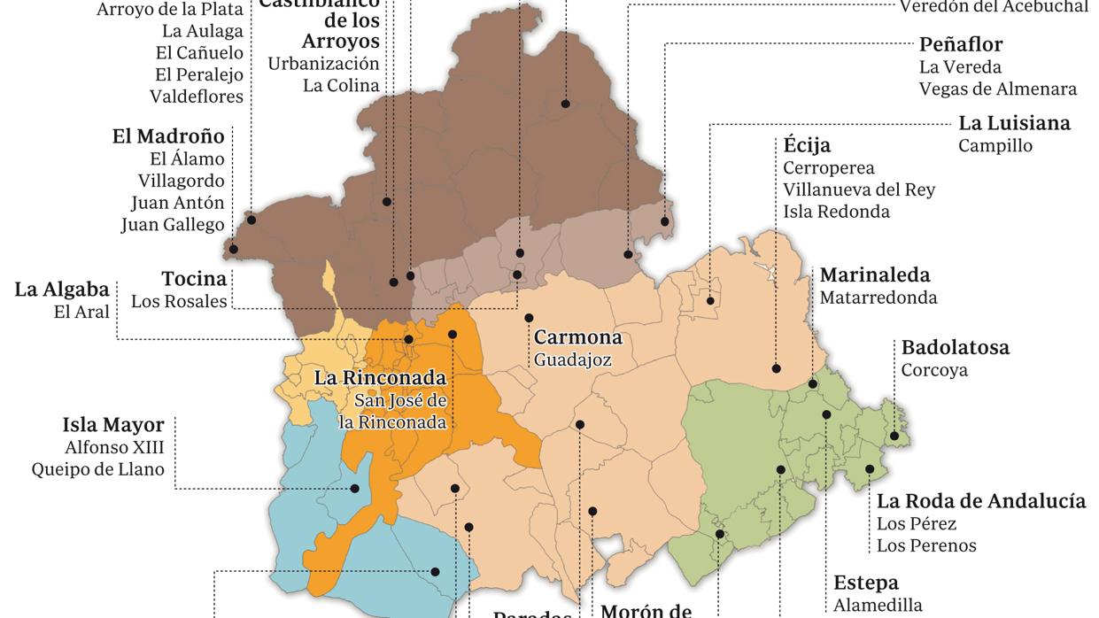 La pedanía de Las Pajanosas pertenece a Guillena y allí conviven más de dos mil vecinos