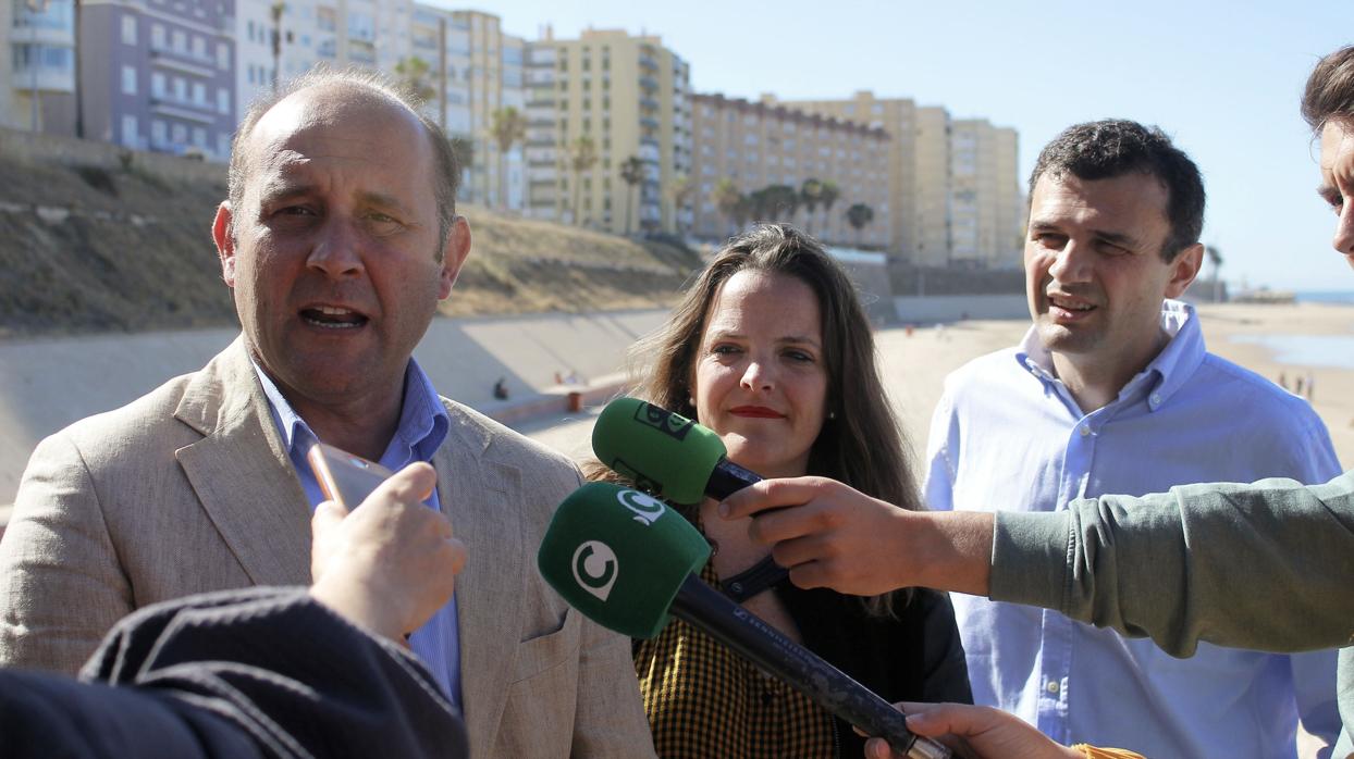 El presidente del Grupo Municipal Popular del Ayuntamiento de Cádiz, Juancho Ortiz.