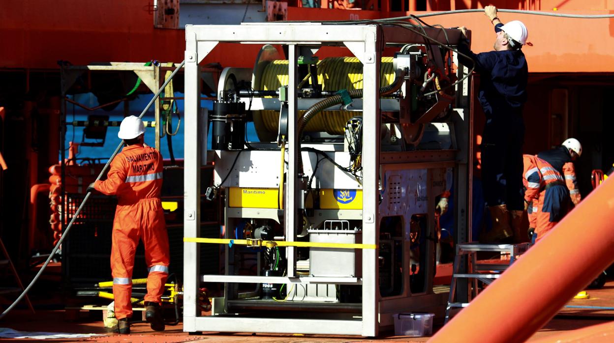 Trabajadores de Salvamento Marítimo.