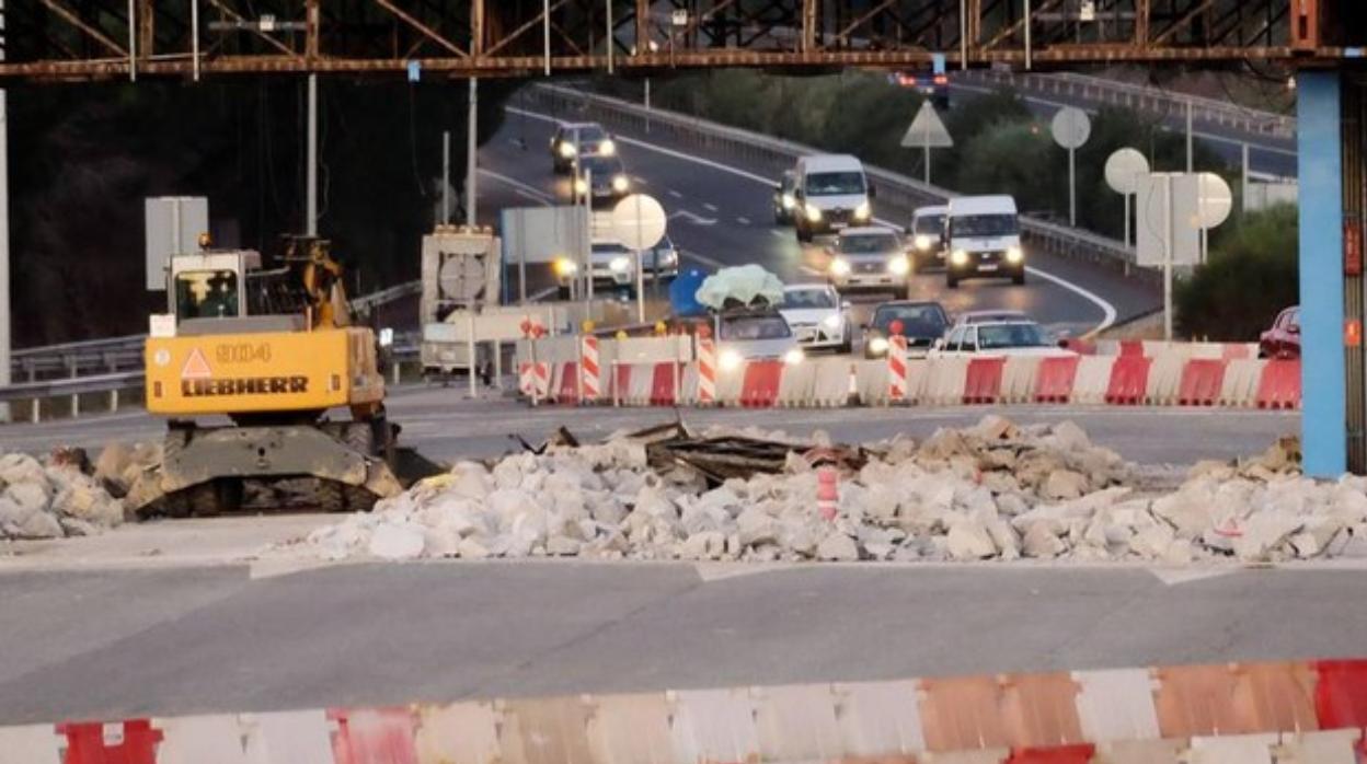 Obras recientes en la AP-4, que une las provincias de Sevilla y Cádiz