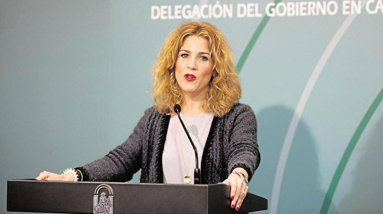 Ana Mestre, durante una rueda de prensa.