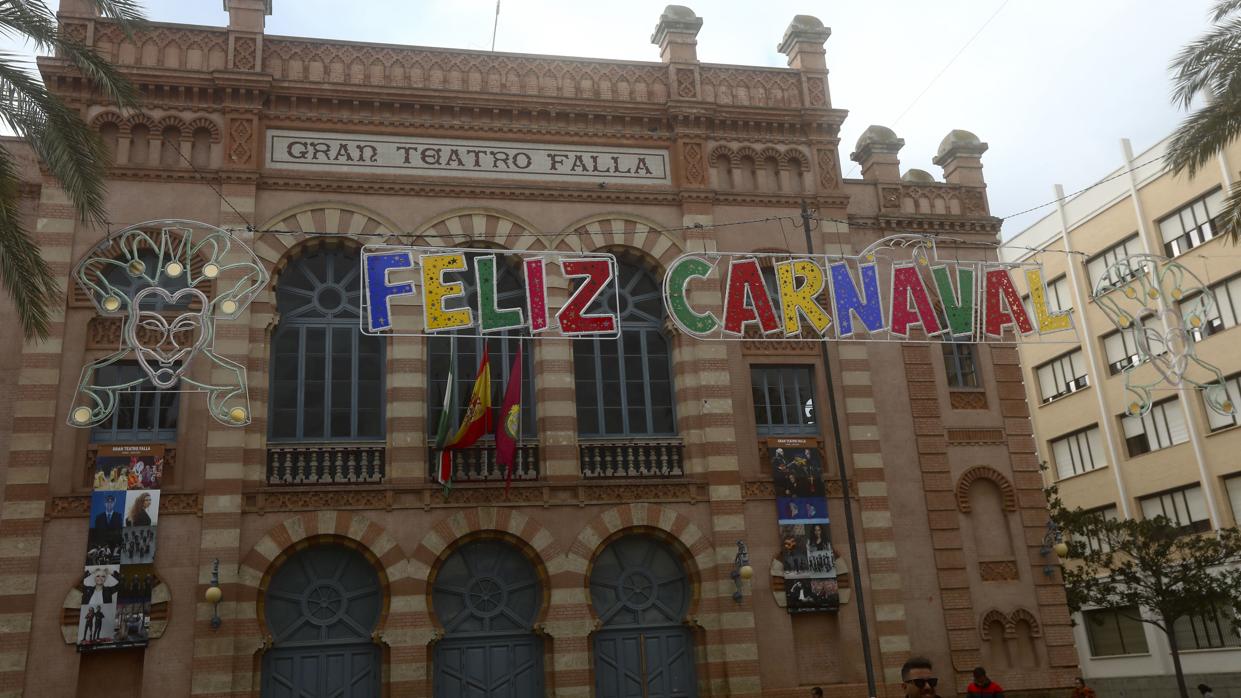 Fachada del Gran Teatro Falla.