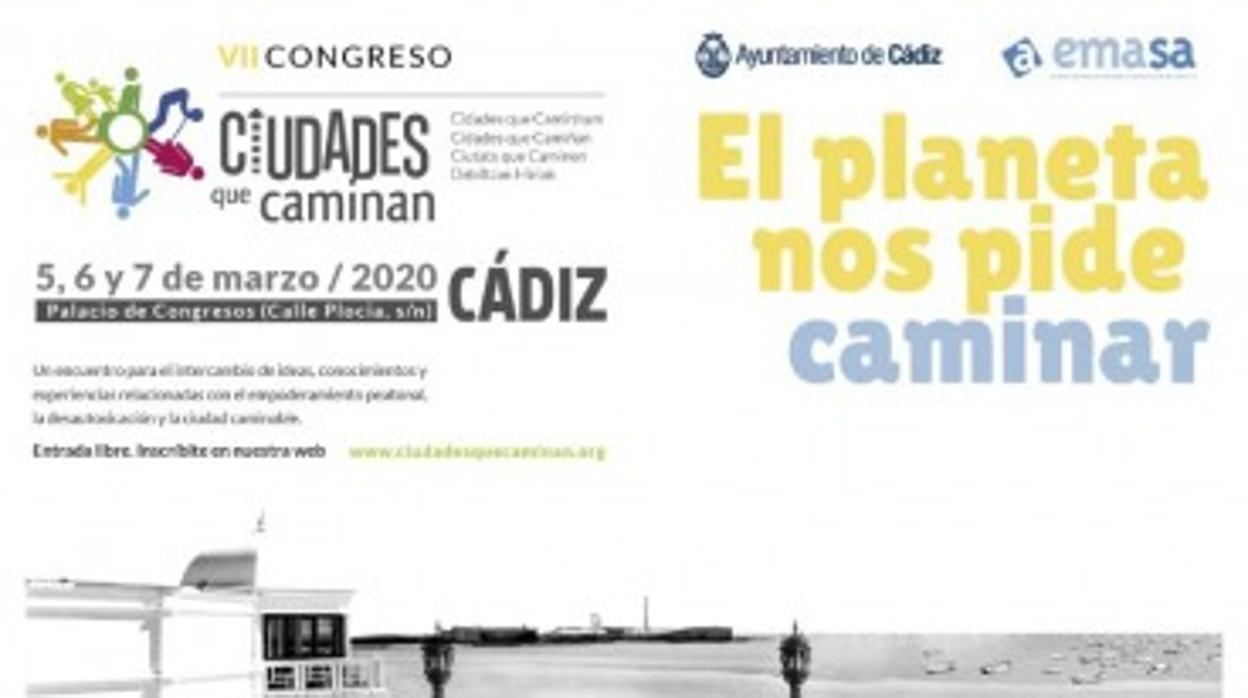 El Congreso Ciudades que Caminan de Cádiz supera el centenar de inscritos