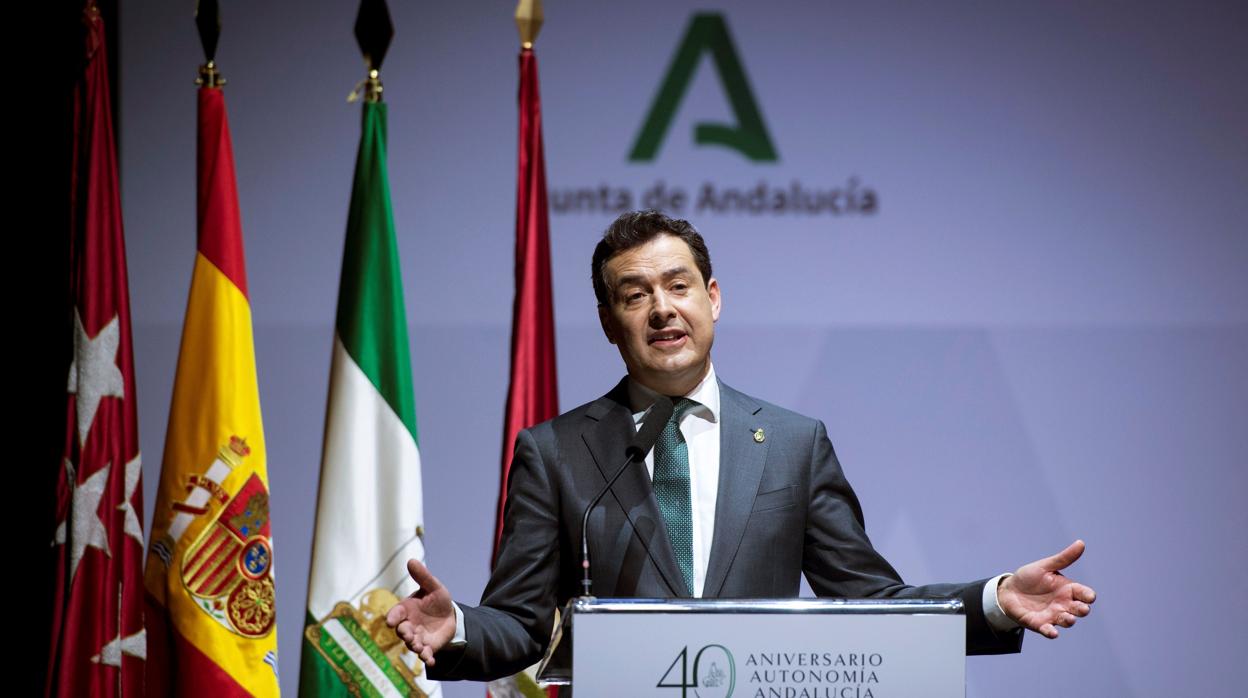 Juanma Moreno, presidente de la Junta de Andalucía