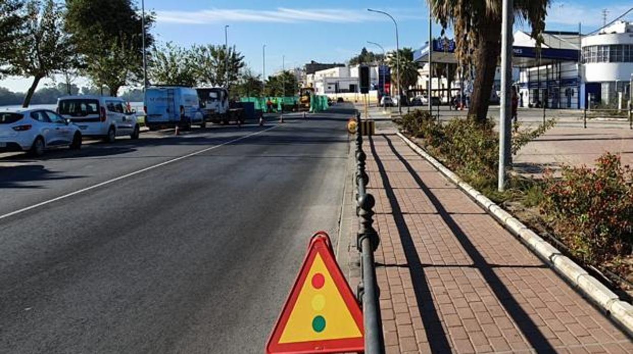 La estación de servicio de Batán de Coria del Río