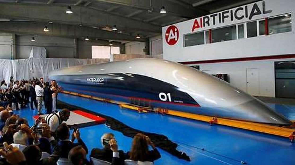 Airtificial presentó en 2018 el tren bala en El Puerto