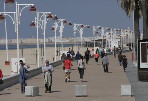 El Paseo Marítimo, este sábado.