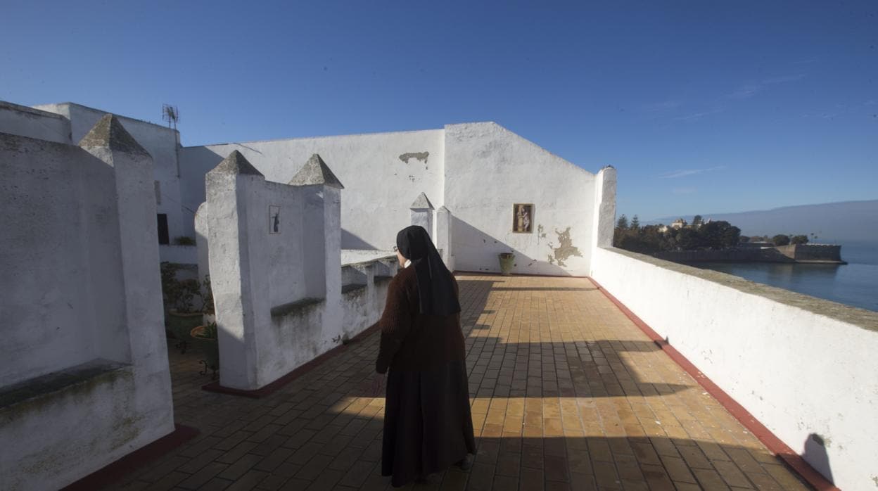 Vista de la azotea del convento de las Carmelitas Descalzas de Cádiz