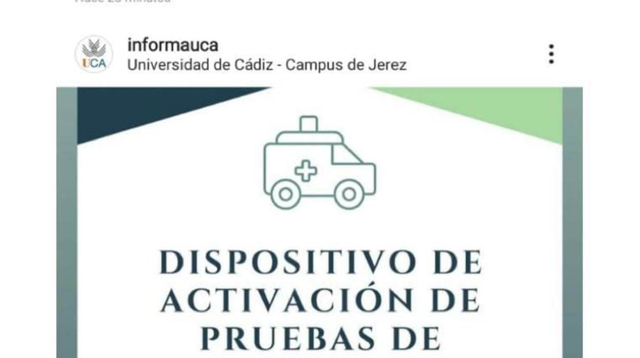 Falsa convocatoria de toma de pruebas del COVID-19 en Jerez