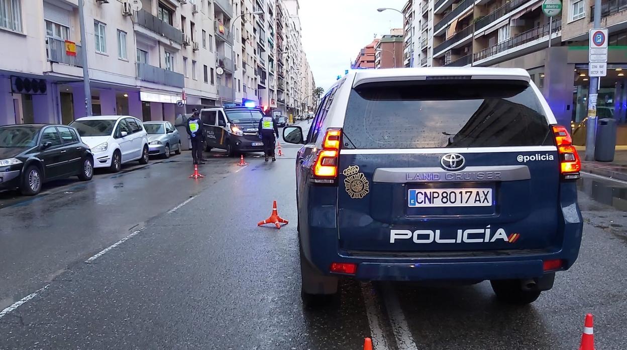 Operativo de la Policía Nacional en estos días de estado de alarma