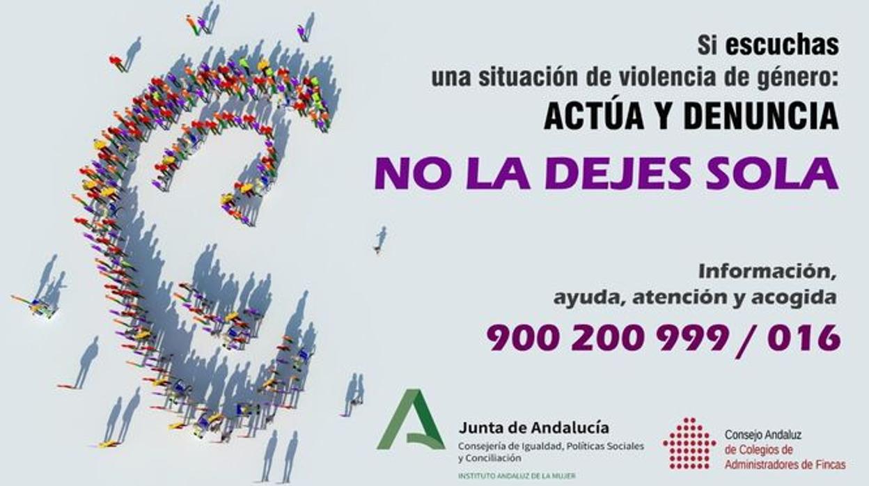 &#039;No la dejes sola&#039;, así es la nueva campaña contra la violencia machista dirigida a las comunidades de vecinos