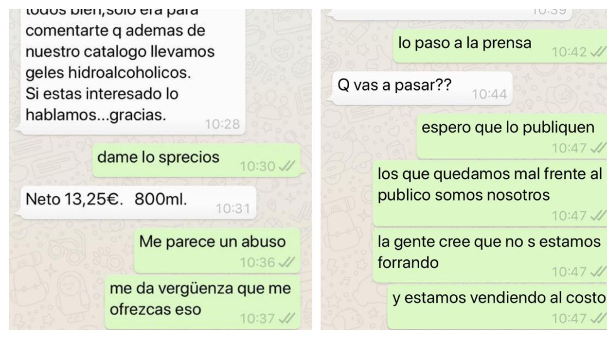 Los mensajes de Whatsapp que demuestran los abusos que sufren las farmacias gaditanas