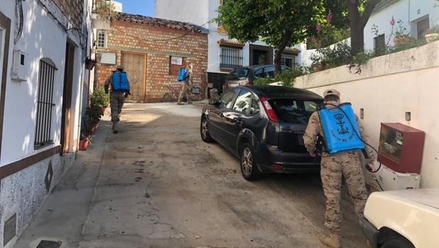 La Infantería de Marina se despliega en municipios de la Sierra, Campo de Gibraltar y la capital