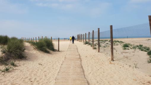 Playa de Camposoto, en San Fernando.