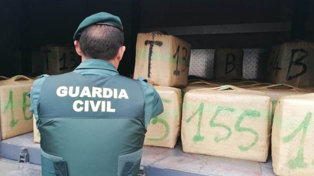 Más de 9.000 kilos de hachís incautados en la provincia de Cádiz