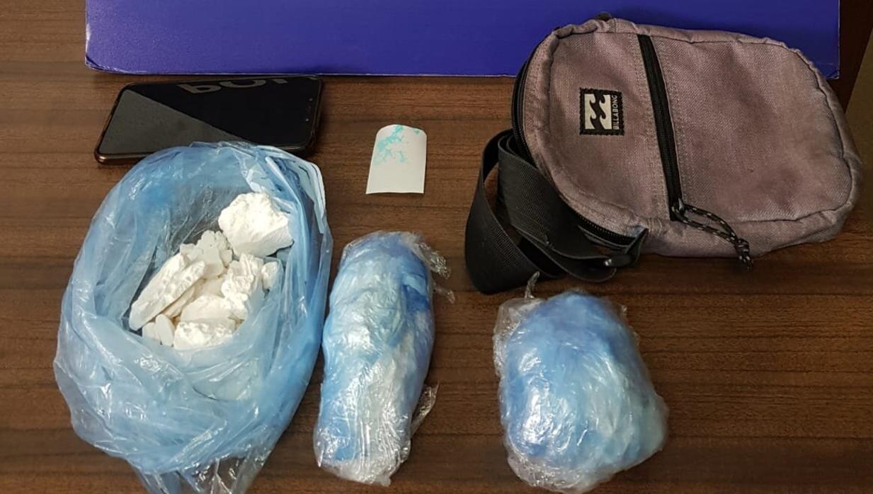 Detenido en El Puerto con más de 300 gramos de cocaína oculta en tres envoltorios de plástico