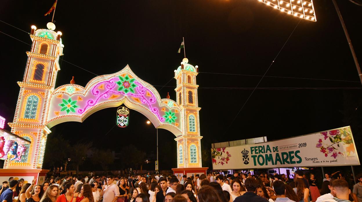 Ambiente en la pasada Feria de Tomares 2019