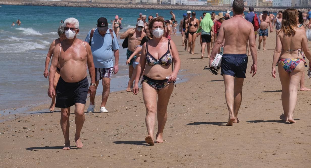 Las cuatro playas de Cádiz aceptan más de 60.000 personas de aforo según su plan de contigencia.