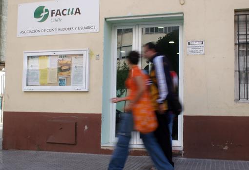 La sede de Facua en Cádiz, en una imagen de archivo.
