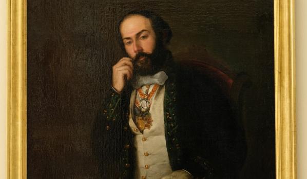 Concluye la restauración del retrato de Adolfo de Castro