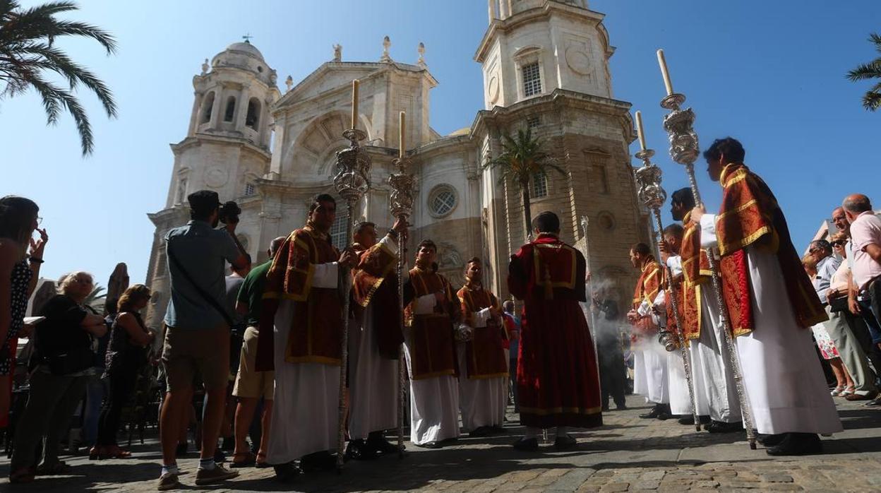 La Catedral de Cádiz será de nuevo el centro de la celebración, pero este año sin procesión por las calles