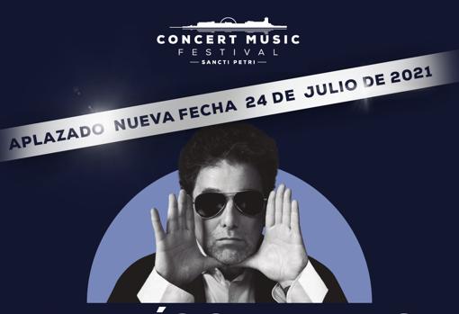 Andrés Calamaro aplaza su visita al Concert Music Festival de Chiclana