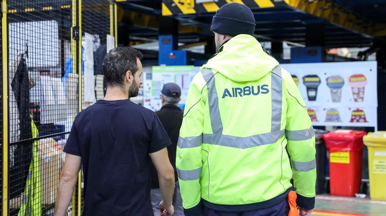 Operarios de Airbus