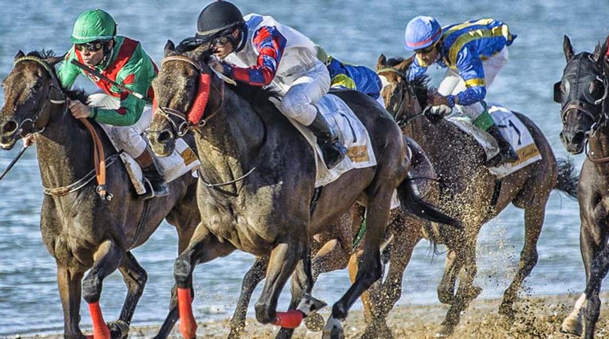 Imagen de la Real Sociedad de Carreras de Caballos de Sanlúcar en una de sus ediciones