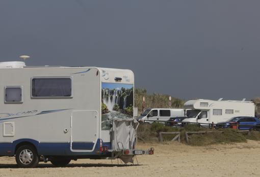 Caravanas en Cádiz.