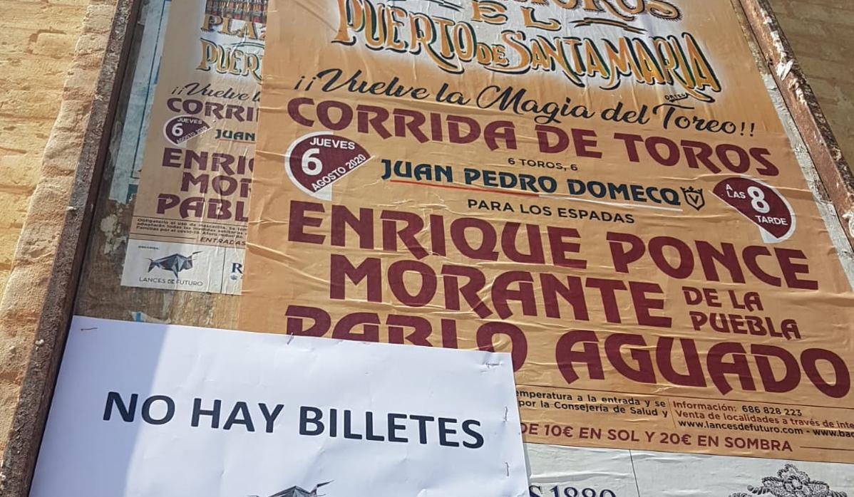 La corrida del 140 aniversario de la Plaza de El Puerto cuelga el cartel de 'no hay billetes'