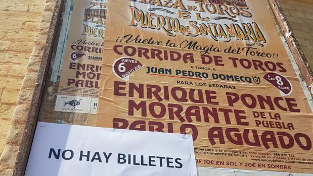 La corrida del 140 aniversario de la Plaza de El Puerto cuelga el cartel de 'no hay billetes'