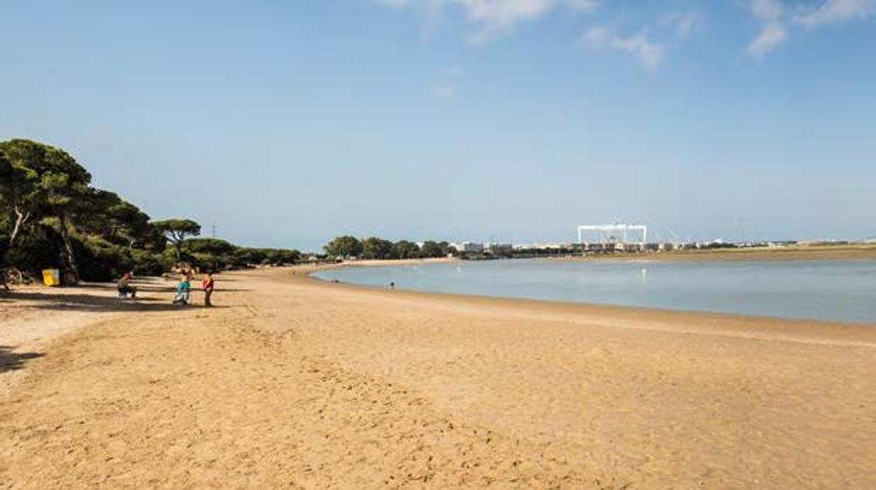 Vista de la playa del Río San Pedro