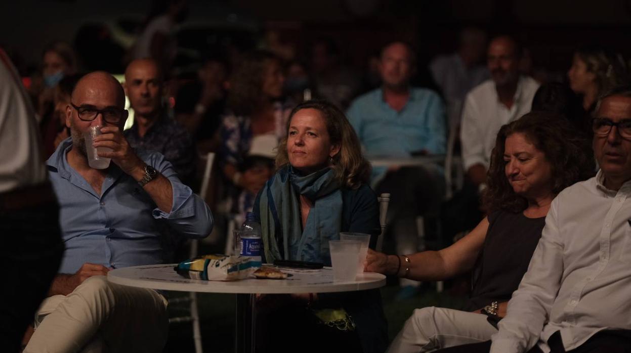 La ministra Nadia Calviño, en El Puerto