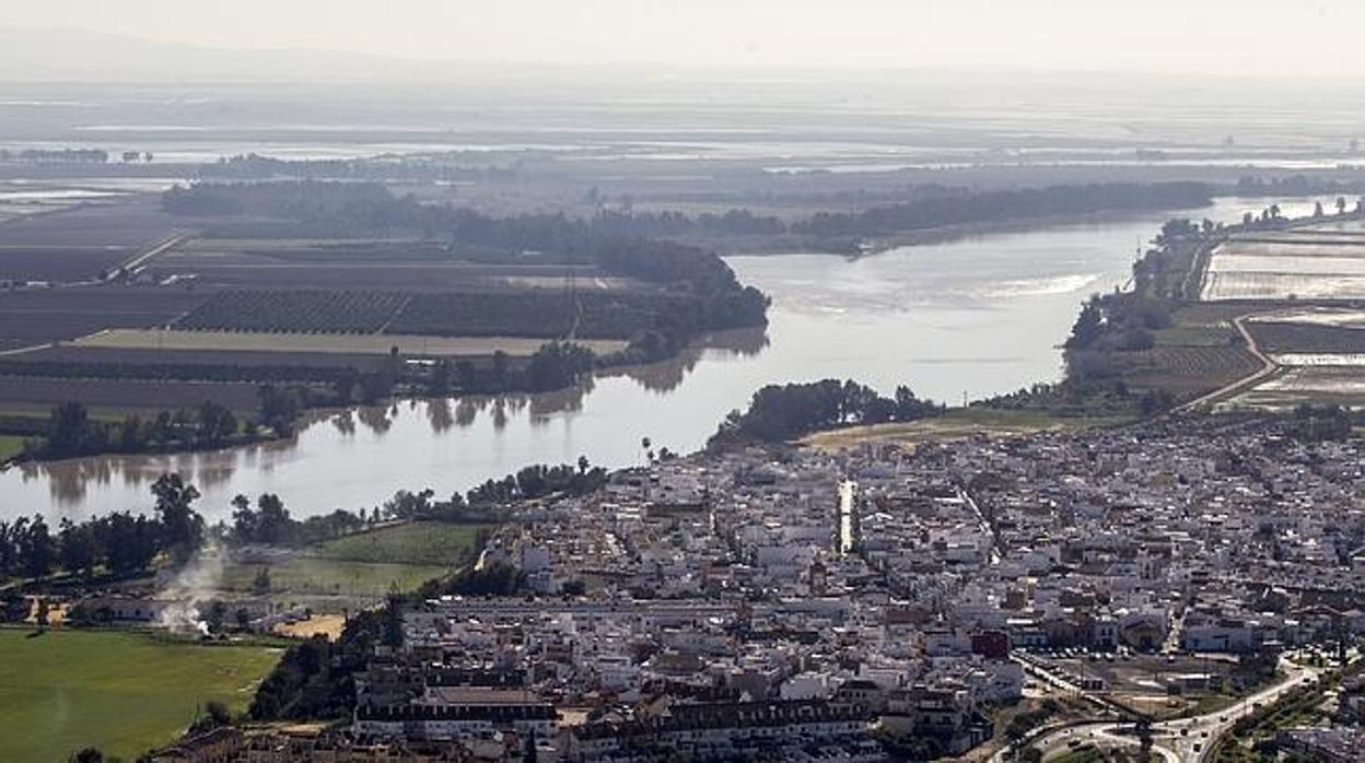 Imagen aérea de La Puebla del Río