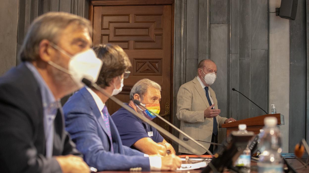 illalobos, en la reunión para la toma de medidas para la recuperación del empleo frente al Covid-19