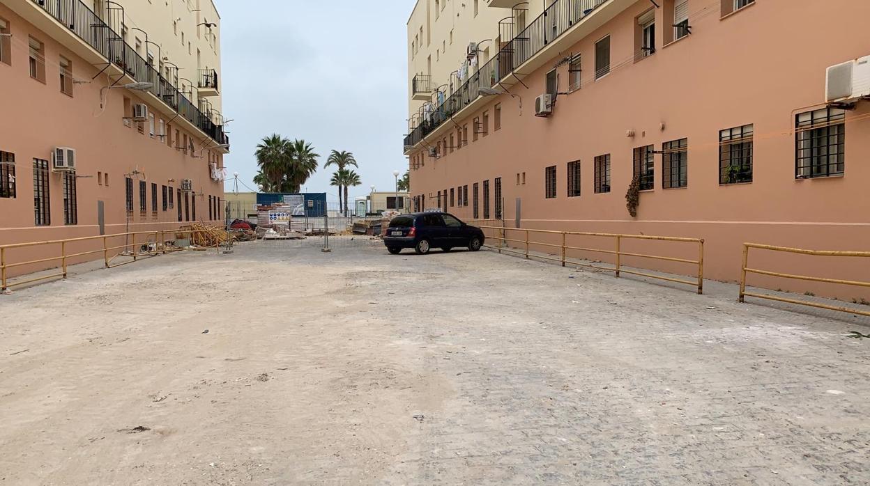 Las obras de la barria de La Paz, en Cádiz