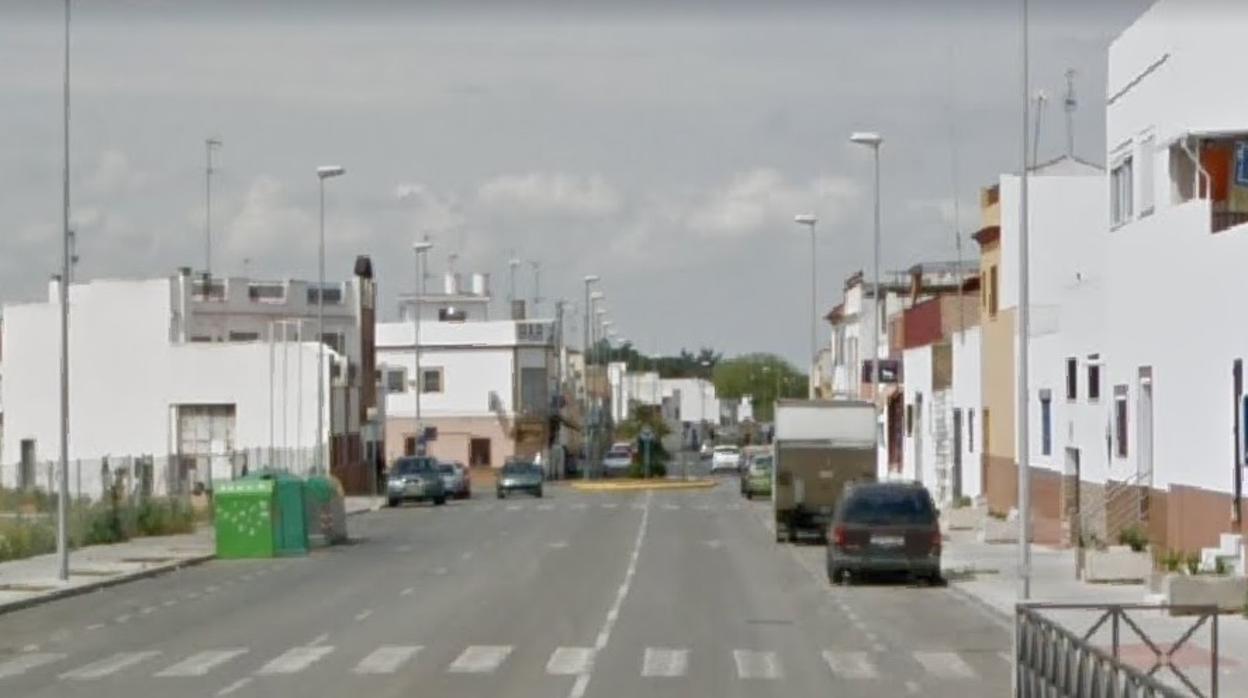 La avenida Tren de los Panaderos donde se encuentra el bar donde cenaba el fallecido