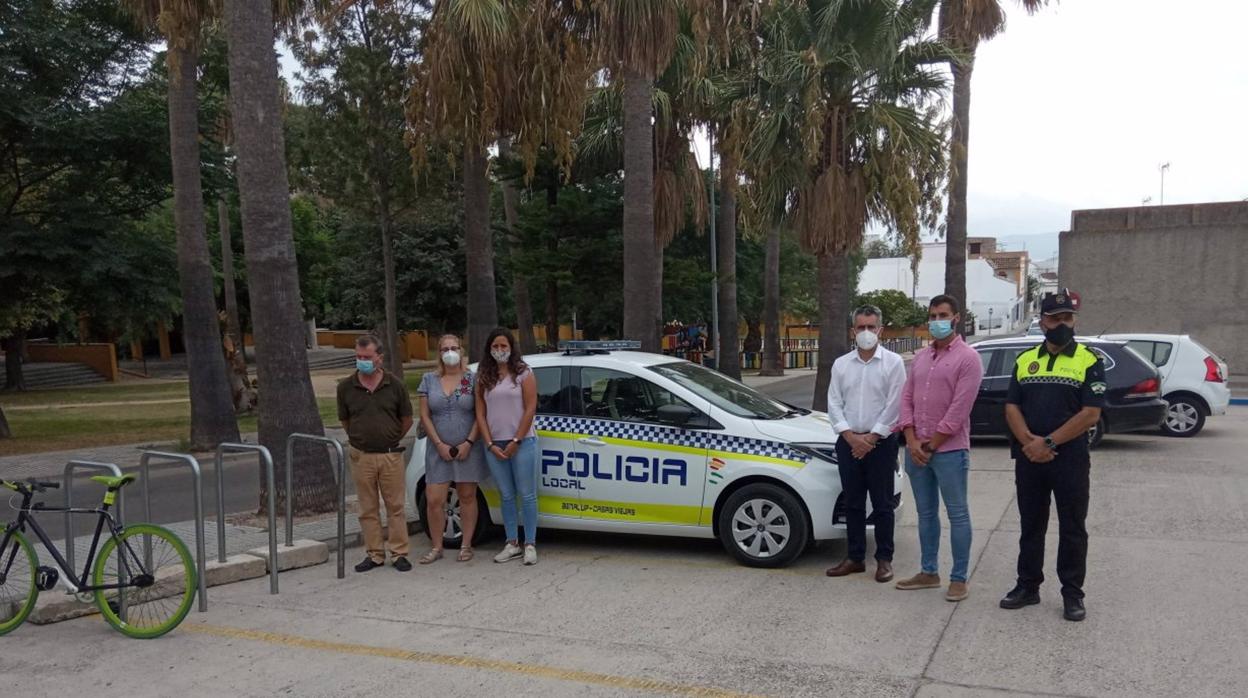 Benalup-Casas Viejas estrena un vehículo policial eléctrico