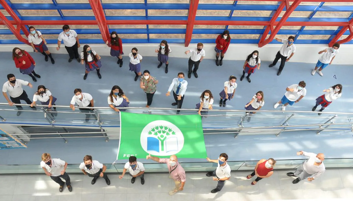 El Centro Inglés galardonado con la prestigiosa Bandera Verde