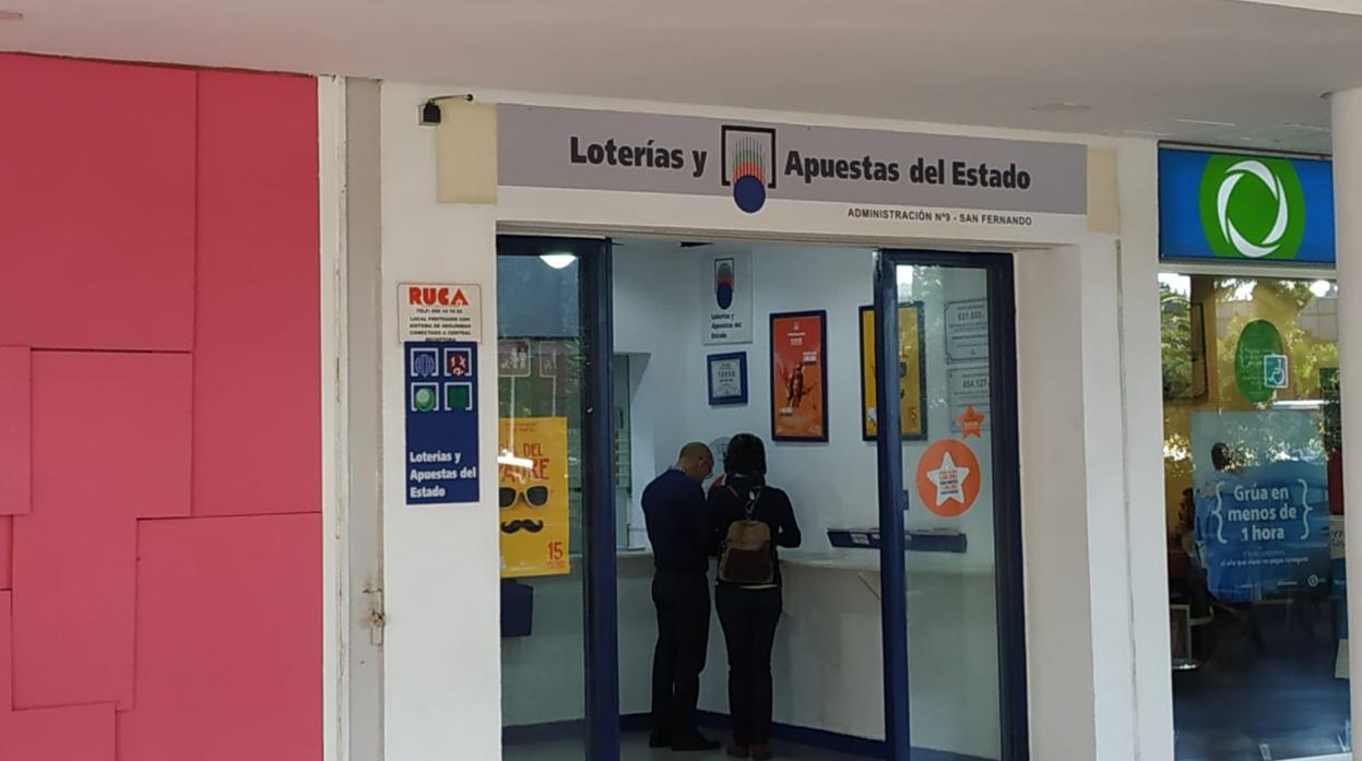 La administración de lotería nº 9, en Bahía Sur.