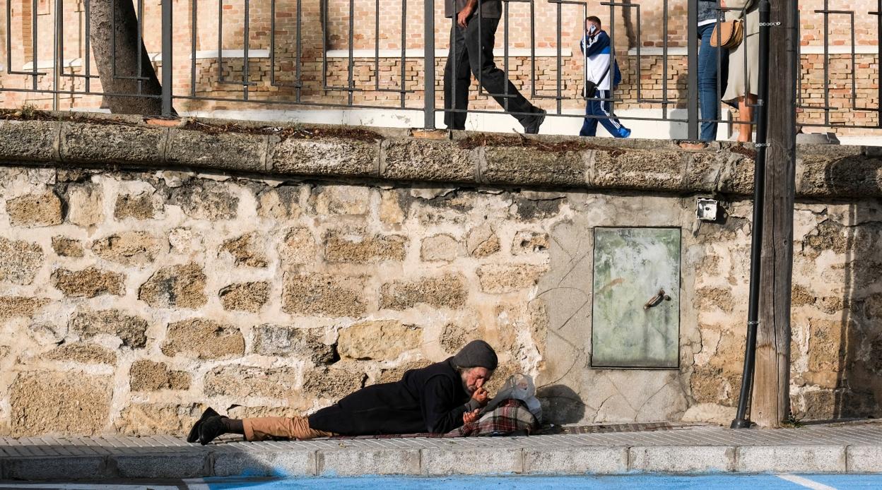 La ciudad cuenta con una población de más de dos centenares de personas sin hogar.