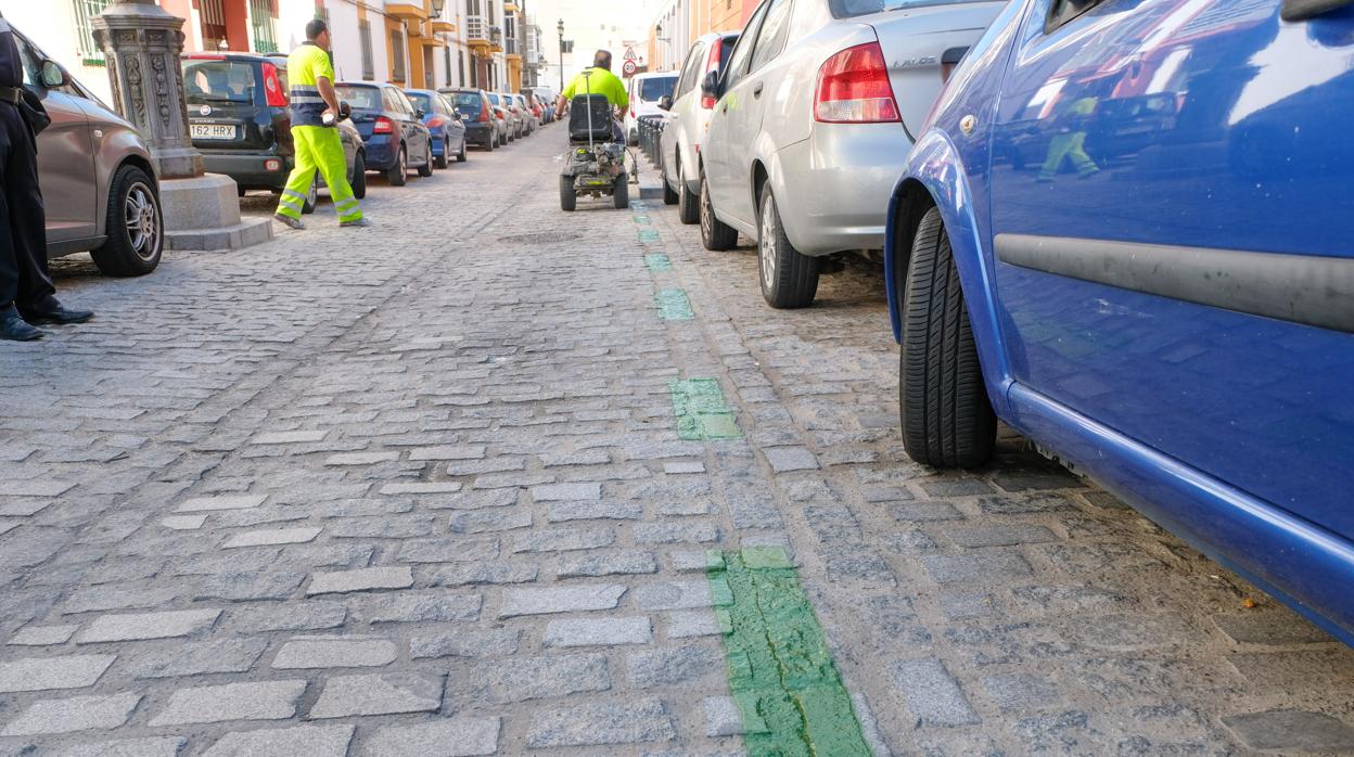 El casco histórico cuenta con numerosas plazas de zona verde para residentes.