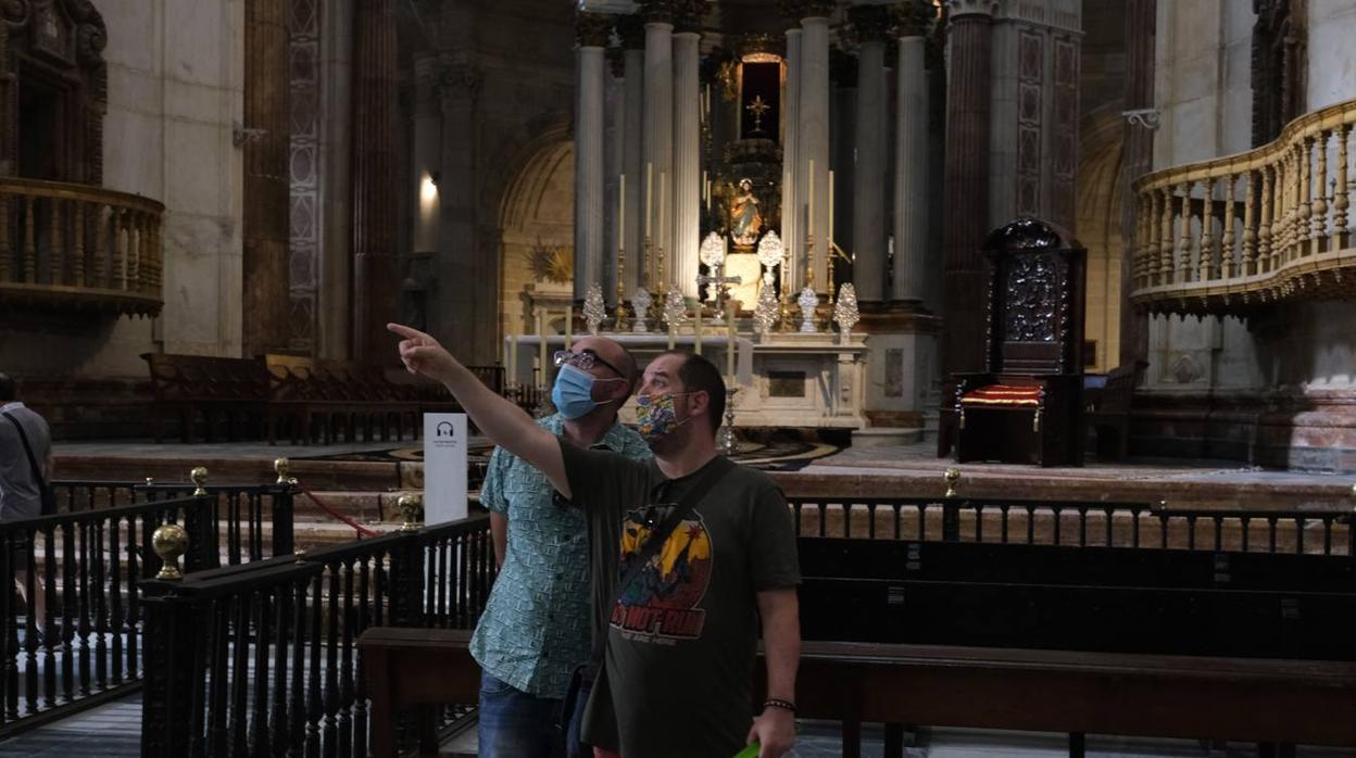 Turistas en la Catedral, el pasado mes de agosto