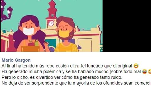 El concejal de Adelante en el Ayuntamiento de Puerto Real comenta la repercusión de su obra en Facebook